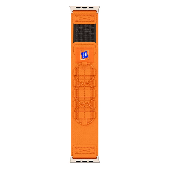 Watch Ultra 49mm Uyumlu KRD-99 Özel Dokumalı Hasır Kordon - 7