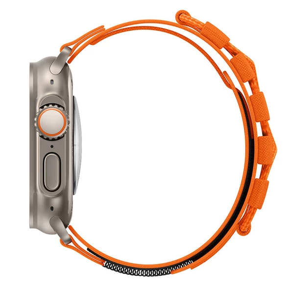 Watch Ultra 49mm Uyumlu KRD-99 Özel Dokumalı Hasır Kordon - 5