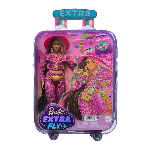 Orjinal Barbie Extra Seyahat Bebekleri Barbie Extra Fly Safari Temalı - Resim 5