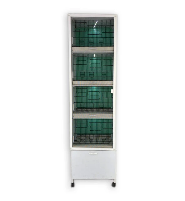 İSTANBUL KAFES MODEL 01D DOLAP - PVC KUŞ DOLABI (KURULU GÖNDERİM) - 5