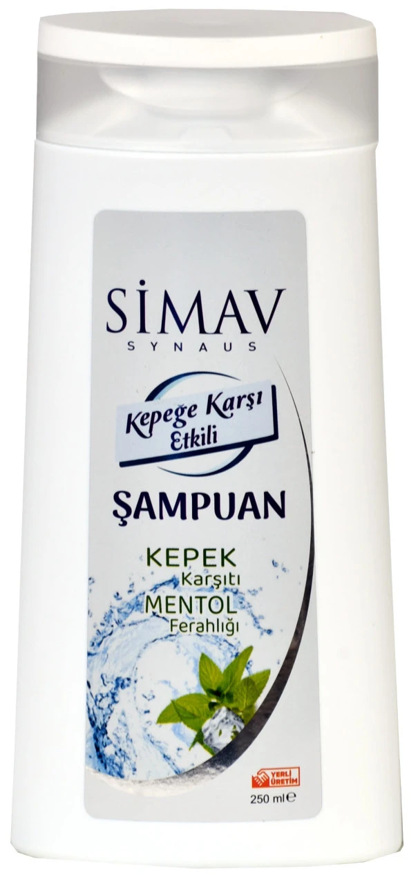 Simav Synaus Termal Sulu Kepeğe Karşı Etkili Mentollü Şampuan - 250 ml