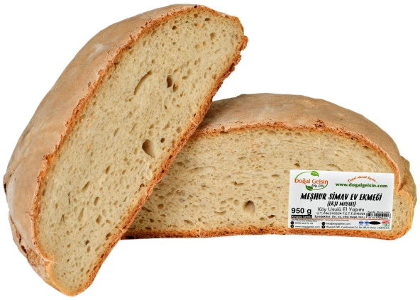 Doğal Gelsin Ekşi Mayalı Meşhur Simav Ev Ekmeği - 950 gr