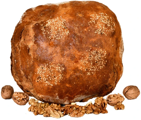 Doğal Gelsin Meşhur Simav Cevizli Ev Çöreği (Ekşi Mayalı Cevizli Ekmek) - 1.25 kg - 5