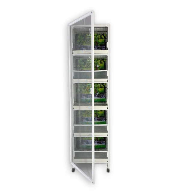 İSTANBUL KAFES MODEL 5 PVC KUŞ DOLABI (KURULU GÖNDERİM) - 7