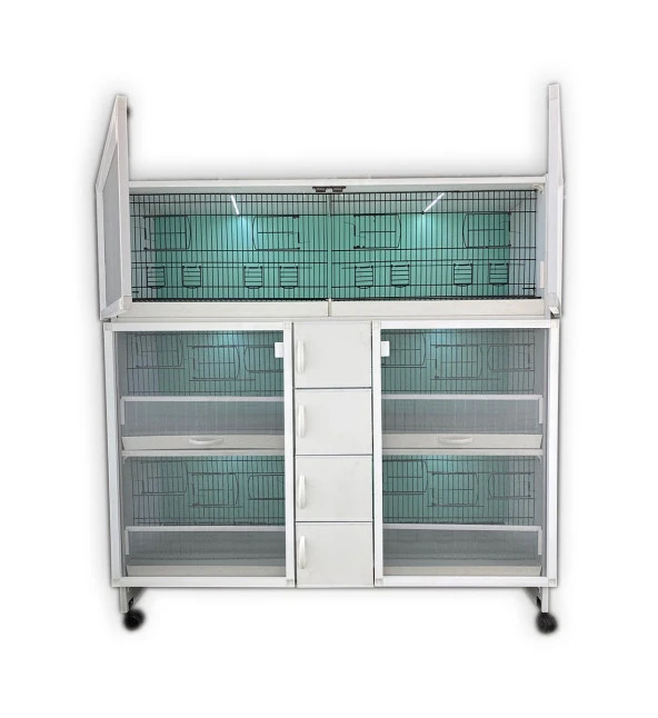 İSTANBUL KAFES MODEL 6YS-OY PVC KUŞ DOLABI (KURULU GÖNDERİM) - 6