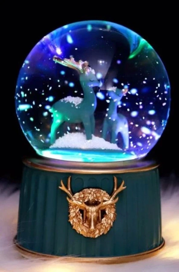 Geyikli Büyük Boy Kar Küresi - 2