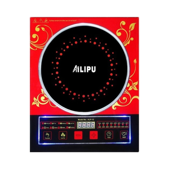 abnturk Aılıpu Alp-12 2200 W Elektrikli Induction Cam Ocak Tasarruflu Fanlı Dijital Dokunmatik Tuş Kontrol abnturk