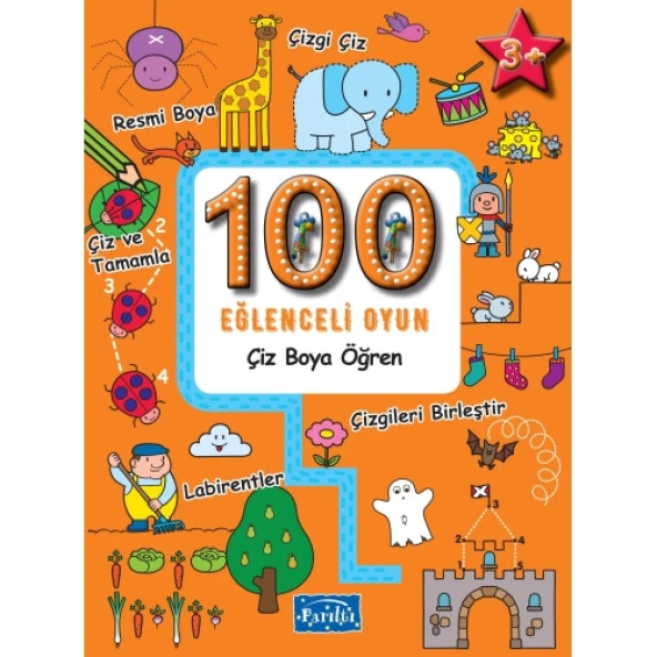 100 Eğlenceli Oyun - Çiz Boya Öğren