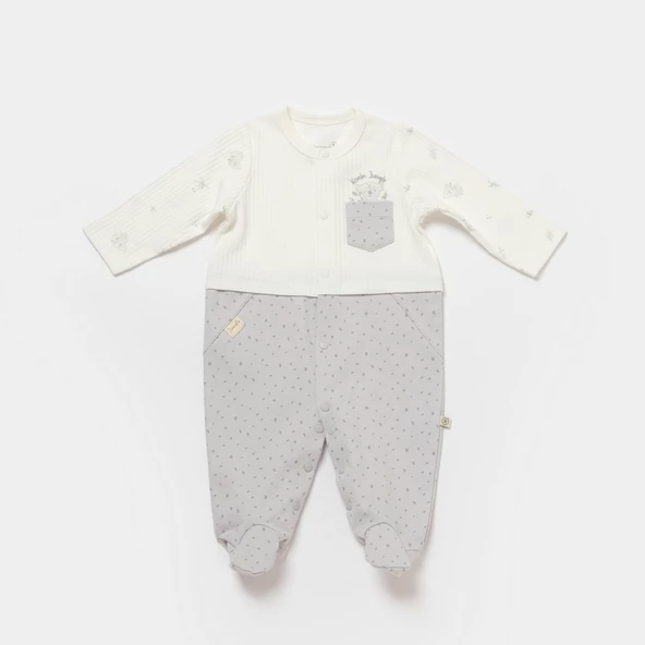 Bibaby Biorganic Koala Jungle Bebek Tulum 60733 Gri