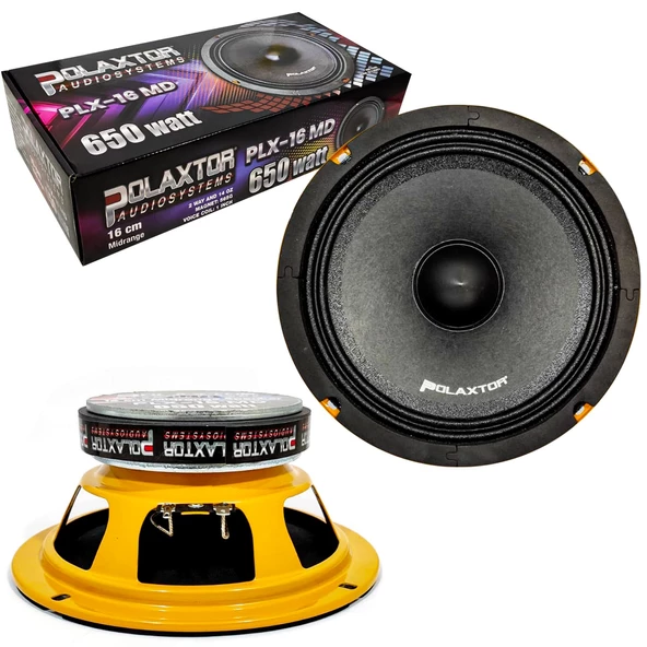 POLAXTOR PLX-16MD Oto Midrange 16cm 650 Watt 2 Adet - 2