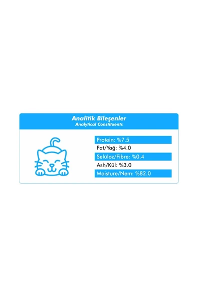 Foodline Karışık 4 çeşit Yetişkin Kedi Konservesi 400 Gr x 12 Adet - 7