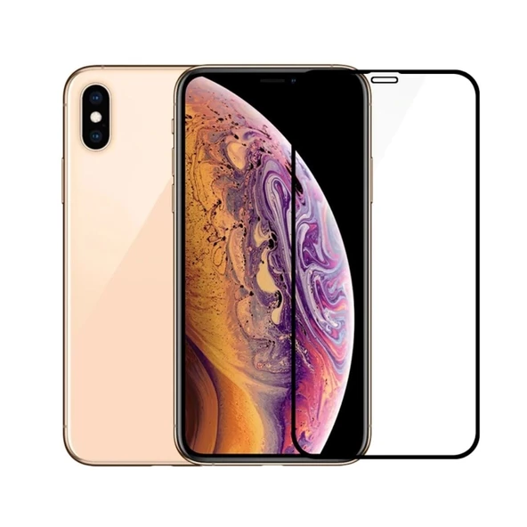 Apple iPhone 11, Pro ve Max  5D Tam Kaplayan Ekran Koruyucu Kırılmaz Cam - 4