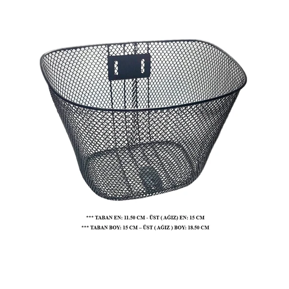 HSGL ÇOCUK BİSİKLET ÖN SEPET METAL (12/14/16 JANT İCİN) - 5