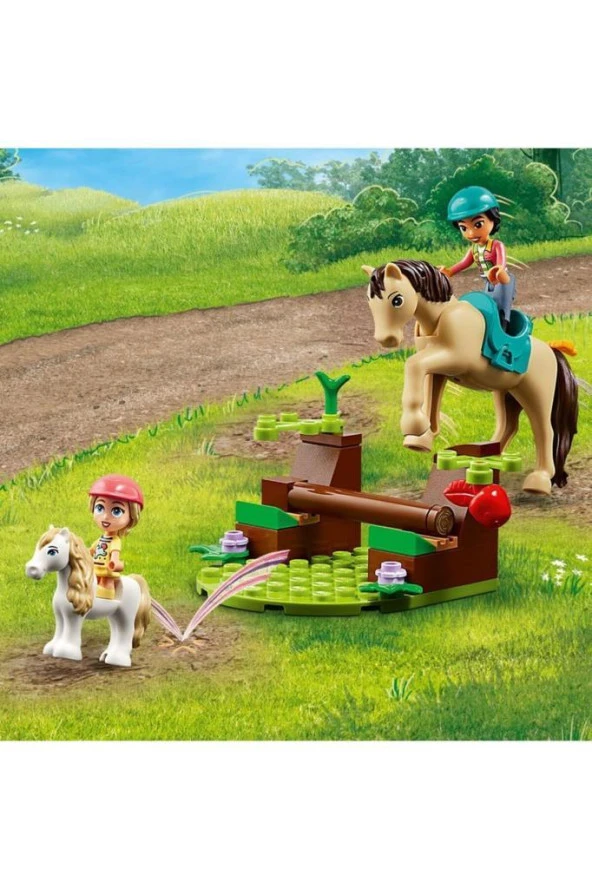 Lego Friends At Ve Midilli Römorku 42634,Liann Ve Zoya Minifigürü İçeren 105 Parça Yapım Seti - Resim 5