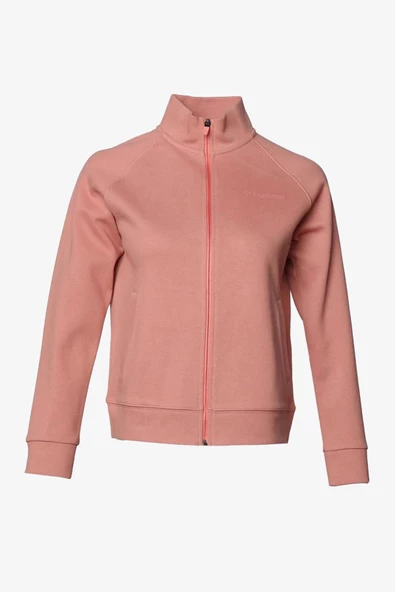 Hummel Hml Lantana Zip Jacket Kadın Pembe Eşofman Üstü 921711-9859