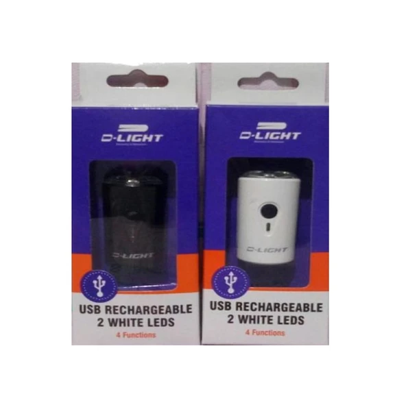 HSGL CG-211 ÖN FAR BEYAZ USB ŞARJ EDİLEBİLİR TAIWAN MALI