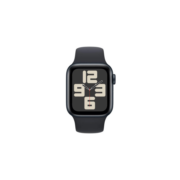 Apple Watch SE GPS 40mm Gece Yarısı Alüminyum Kasa ve Gece Yarısı Spor Kordon - S/M - 1