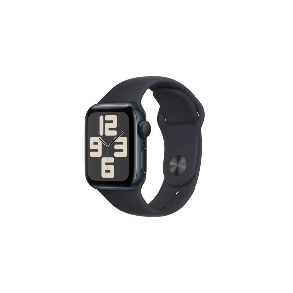 Apple Watch SE GPS 40mm Gece Yarısı Alüminyum Kasa ve Gece Yarısı Spor Kordon - S/M - 2