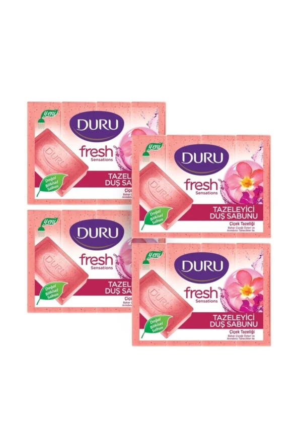 DURU Fresh Sensations Çiçek Tazeliği Duş Sabunu 4X600 Gr
