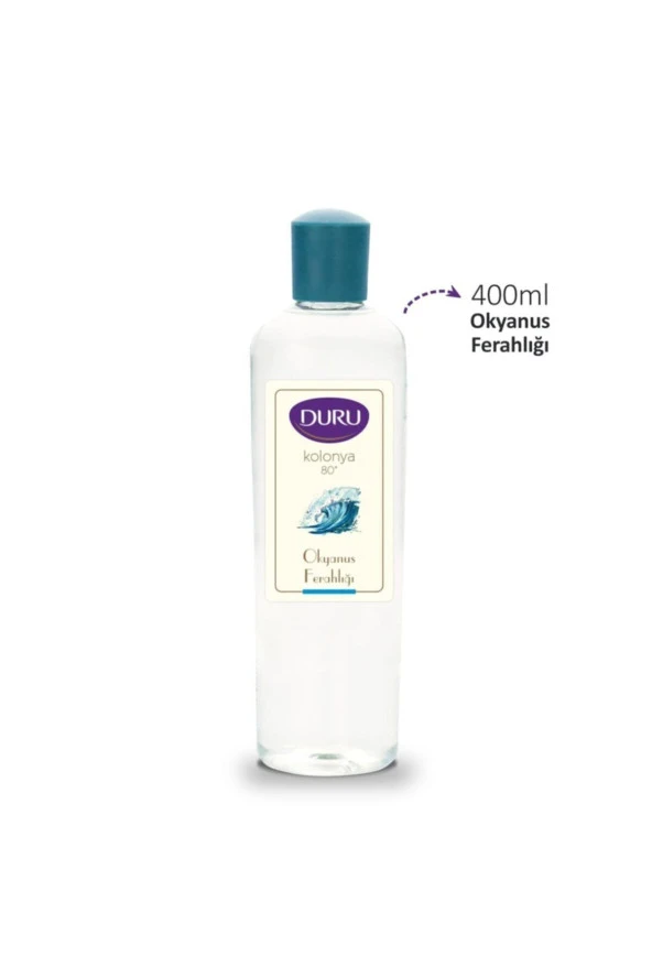 Duru Okyanus Kolonya Pet Şişe 80 Derece 400Ml - 3
