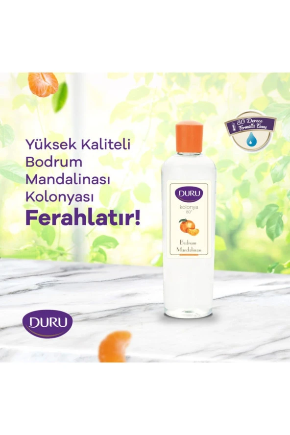 Duru Bodrum Mandalina Kolonya Pet Şişe 80 Derece 400Ml - 3