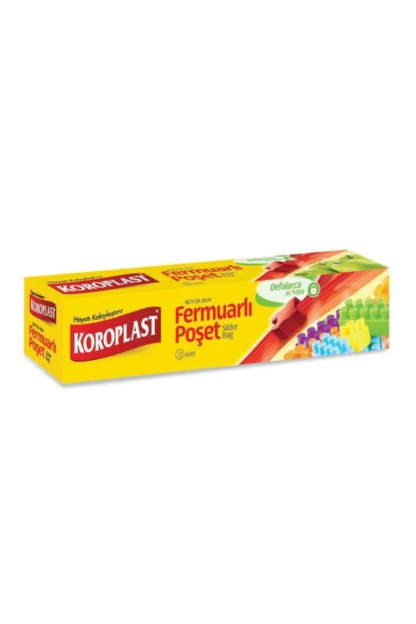 KOROPLAST Dev Ebat Pişirme Kağıdı + Streç Film 2 Adet + Fermuarlı Poşet + Buzdolabı Poşeti + Çöp Poşeti 2 Adet - 2