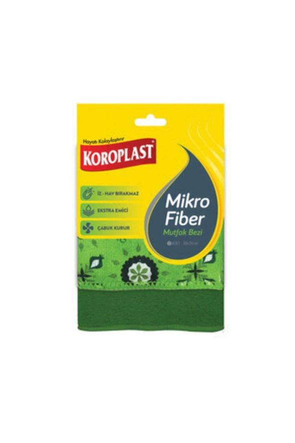 KOROPLAST Mikrofiber Mutfak Bezi 2'Li