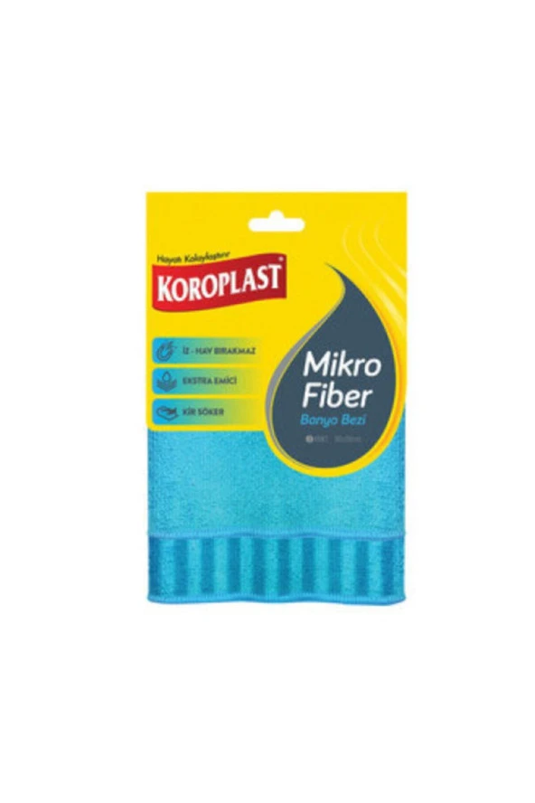 KOROPLAST Mikrofiber Banyo Bezi 2'Li