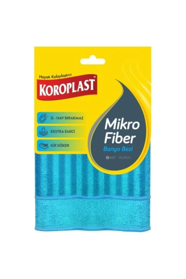 KOROPLAST Mikrofiber Banyo Bezi 2Li