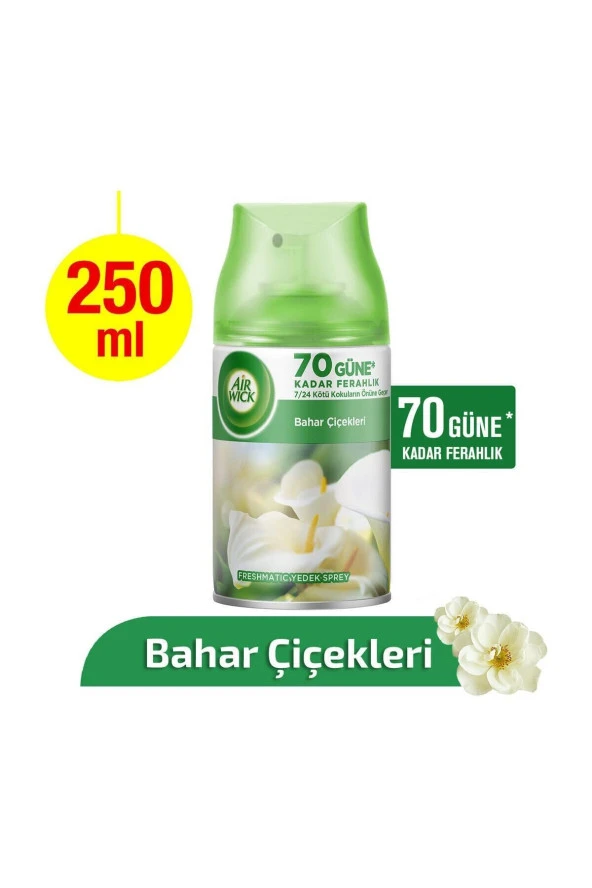 AİR WİCK Oda Kokusu Freshmatic Makine Yedek Spreyi Bahar Çiçekleri