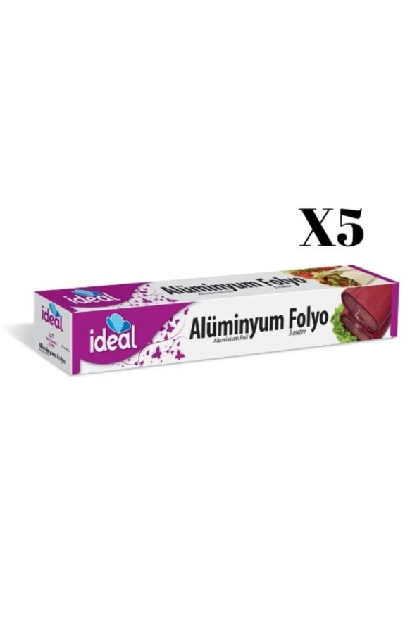 KOROPLAST Ideal Alüminyum Folyo 5 Metre 5 Adet ürün görseli