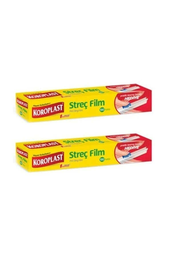 KOROPLAST Streç Film 100 Mt X 2 Adet