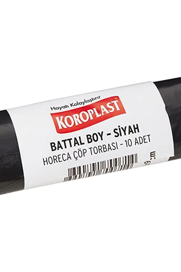 KOROPLAST Horeca Battal Siyah Çöp Torbası 1 Paket(1 X 20 Adet) Kategori: Bebek Deterjanı - 2