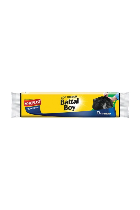 KOROPLAST Profesyonel Battal Boy Çöp Torbası 10'Lu