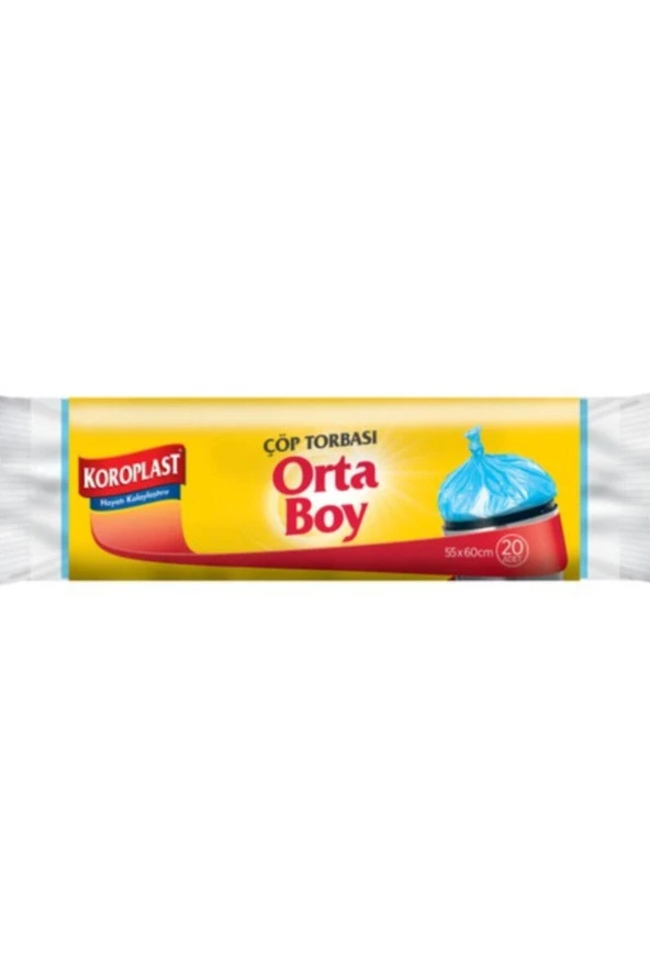 KOROPLAST Güçlü Çöp Torbası Orta Boy 15 Adet 8Li - 2