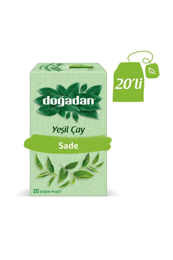DOĞADAN Doğadan Yeşil Çay 20'Li Bardak Poşet