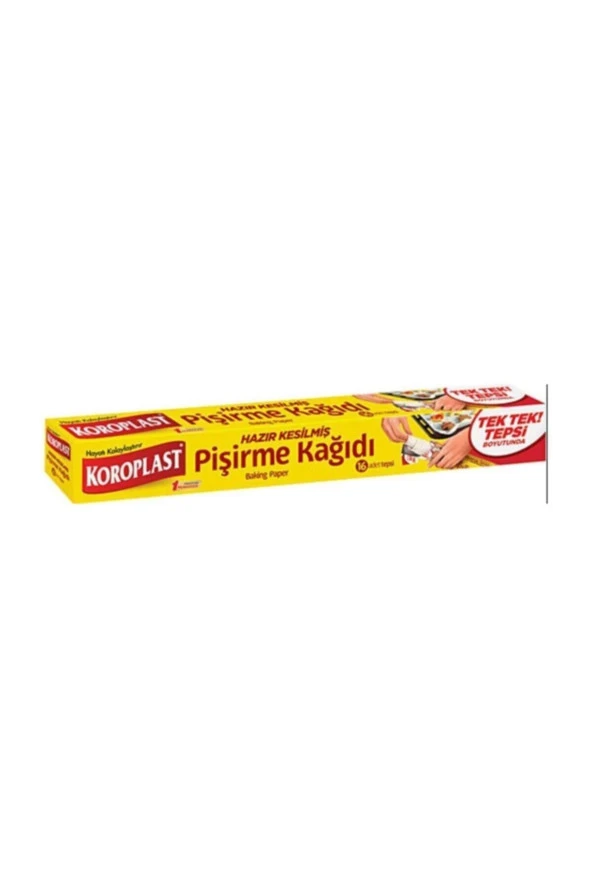 KOROPLAST Hazır Kesilmiş Pişirme Kağıdı 16 Yaprak 4 Adet - 3