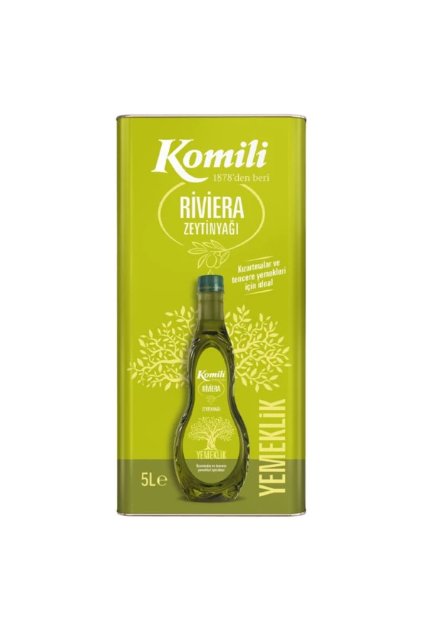 KOMİLİ YAĞ Zeytinyağı Rıvıera 5 Lt