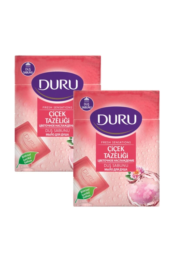 DURU Fresh Sensations Çiçek Tazeliği 8 Adet Duş Sabunu 2X600Gr