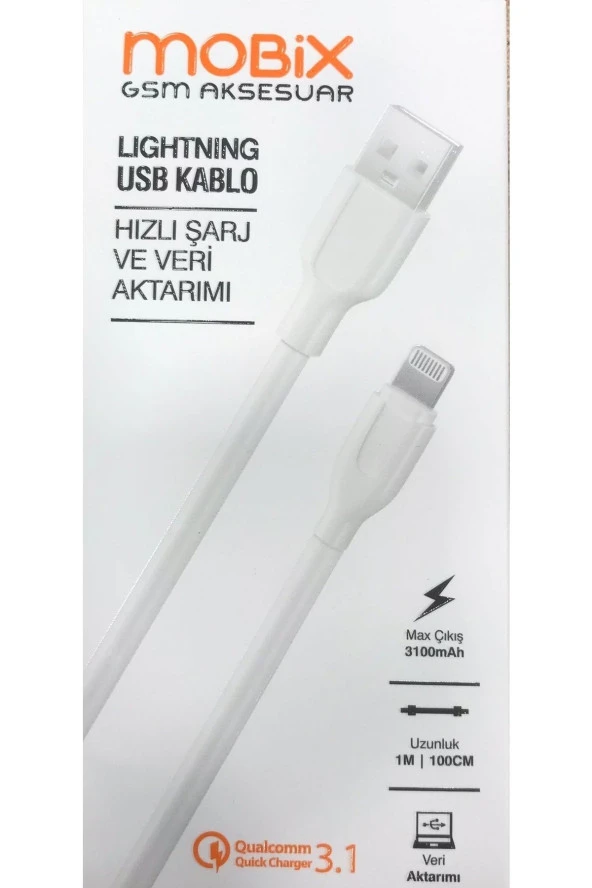 Mobix Lıghtnıng Usb Şarj Kablosu