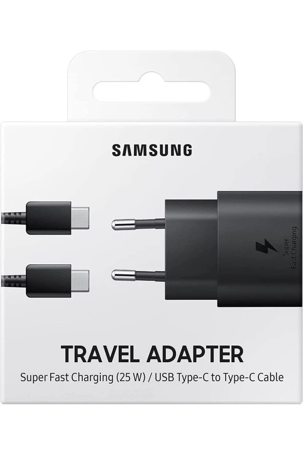 Usb-c 25w Hızlı Şarj Aleti Ep-ta800xbegww Siyah ( Türkiye Garantili)