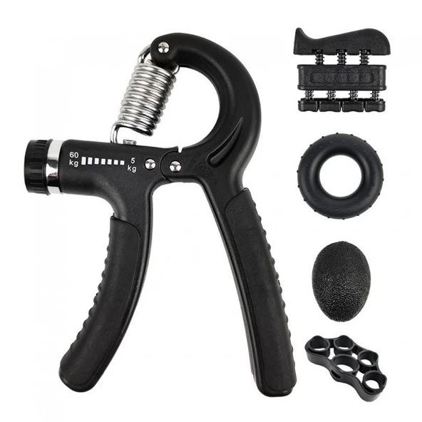 5 li Hand Grip Seti (Ayarlanabilir El ve Parmak Güçlendirme) - 3