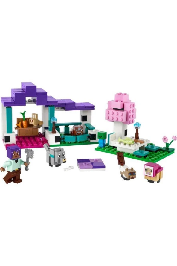 Lego Minecraft Hayvan Barınağı 21253,6 Adet Minecraft Hayvan Figürü içeren 206 Parça Yapım Seti
