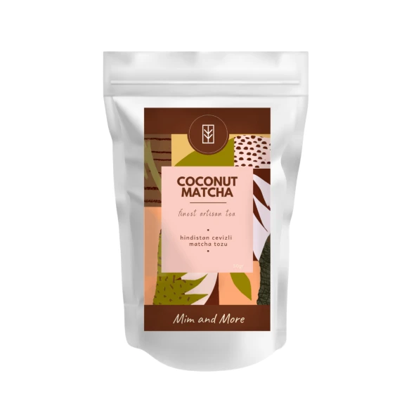 Mim and More Coconut Matcha Hindistan Cevizli Matcha 50 gr