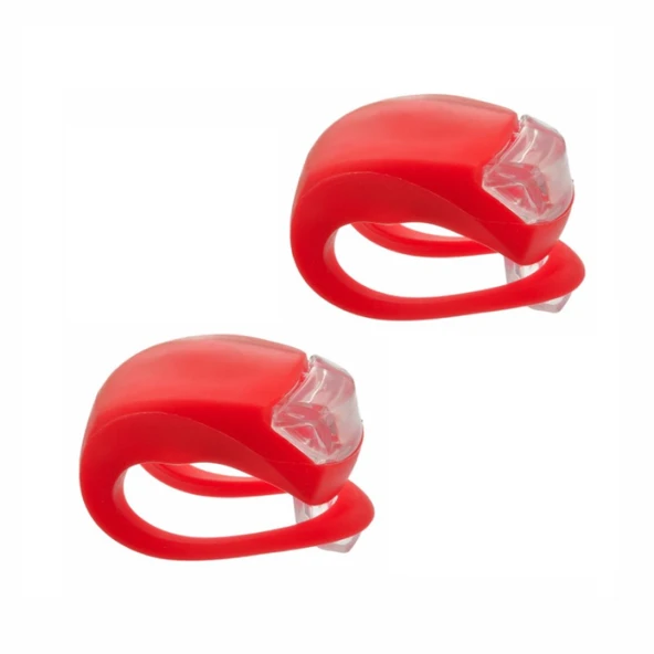 HSGL BİSİKLET SİLİKON ÖN ARKA FAR SET FLS-110 - 2