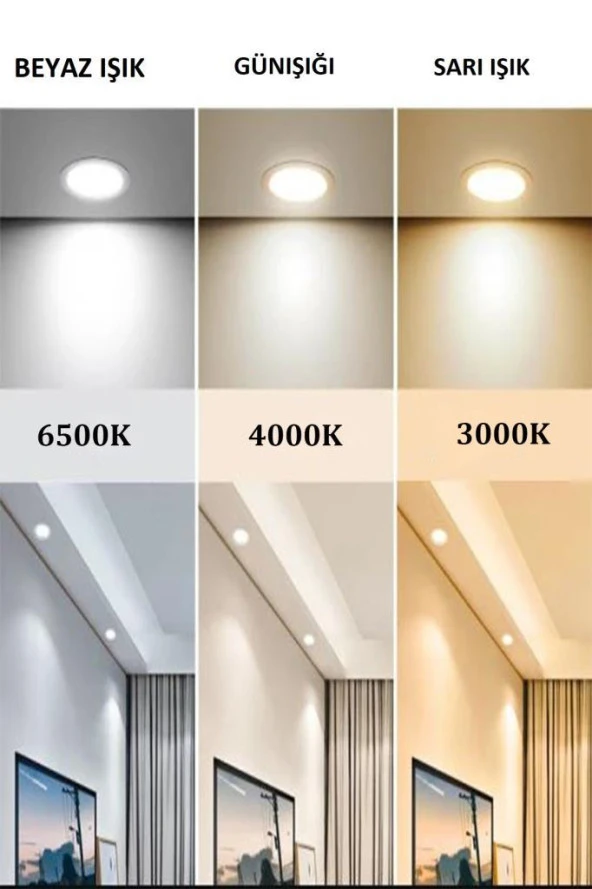 Eray Aydınlatma 1806-1 Gold Kristalli Led Avize - Resim 4