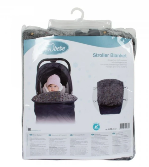 Sevi Bebe 147 Lüks Bebek Arabası Battaniyesi - Resim 3