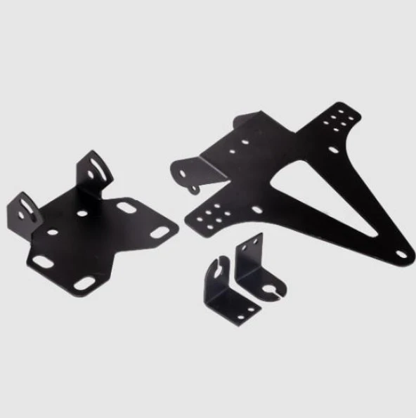 Tex 2311 Lüx Universal Katlanabilir Metal Motosiklet Plakalık Sinyal Bağlantılı - 2