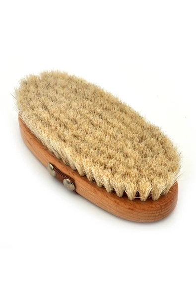 At Kılı Selülit Masaj Fırçası Peeling Fırça %100 Doğal Gerçek At Kılı - Resim 2