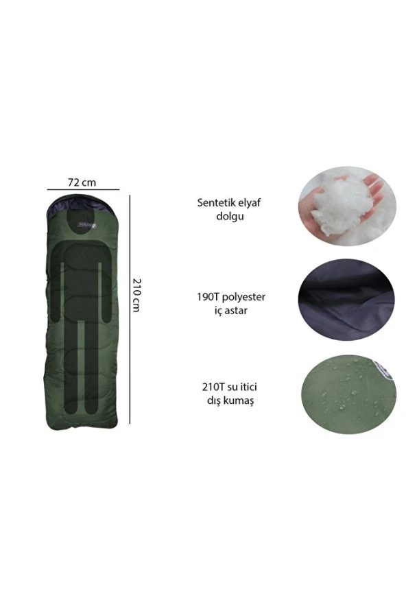 -5 DERECE UYKU TULUMU KAMP, OUTDOOR, AV , BALIK ,FESTİVAL - 6